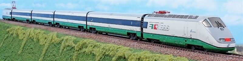 ACME 70150 - FS ETR500 - Serie 100, set 6 elementi, formato da due locomotive E 404 e 4 carrozze, ep.VI
